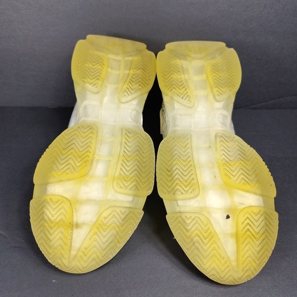 Steve Madden Women's Maxima Rhinestone Sneakes Off White Platform Shoes Size 9.5 - Picture 10 of 11